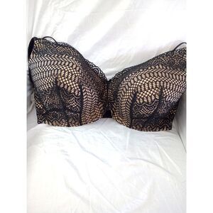 Cacique, Everyday Solution, Sexy Support Balconette, Black Size 44H